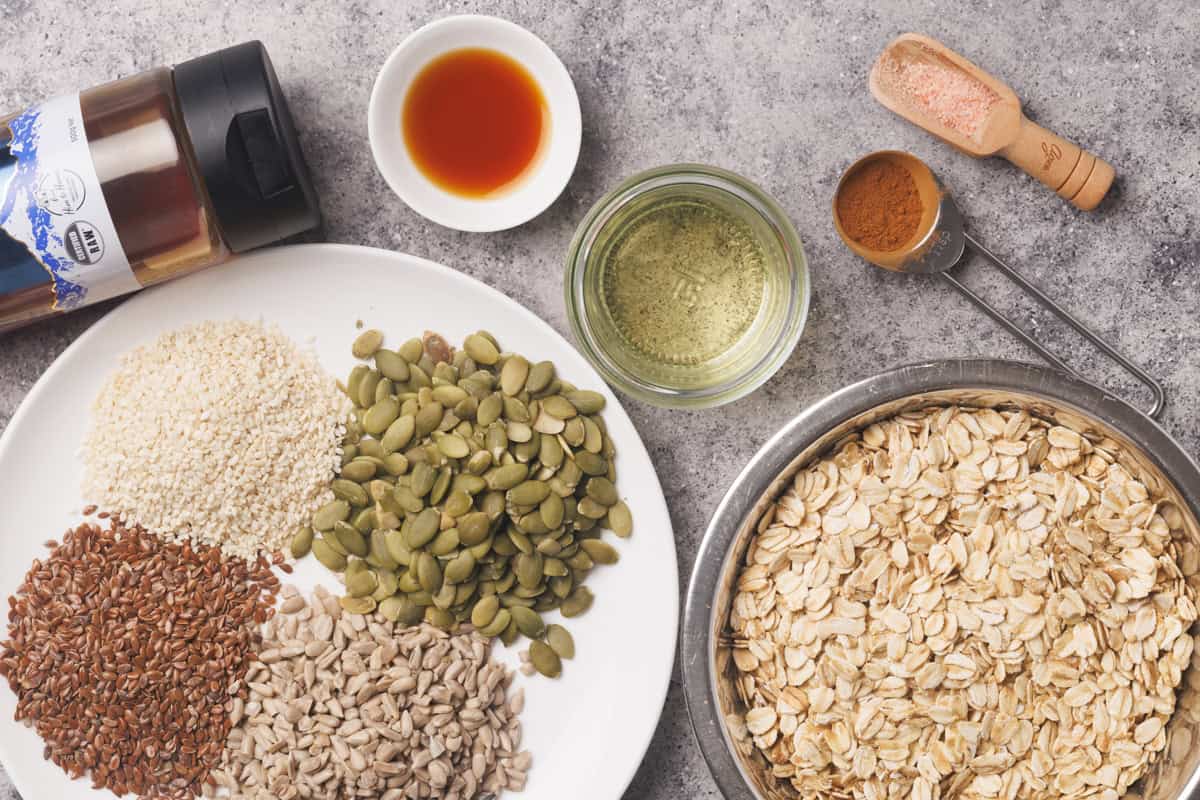 Ingredients laid out.